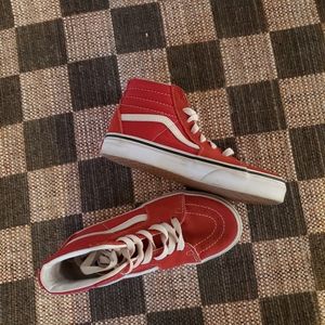 Red Hightop Vans